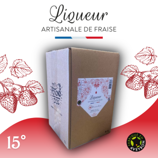 Liqueur de Fraise (15%) BIB...